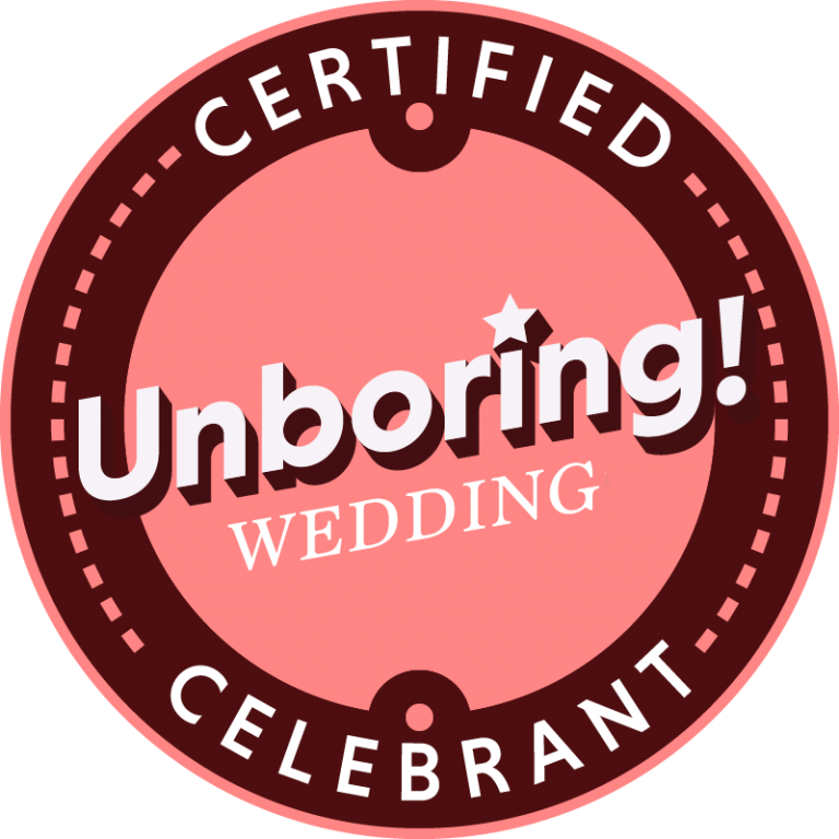 An unboring wedding celebrant - you're welcome!