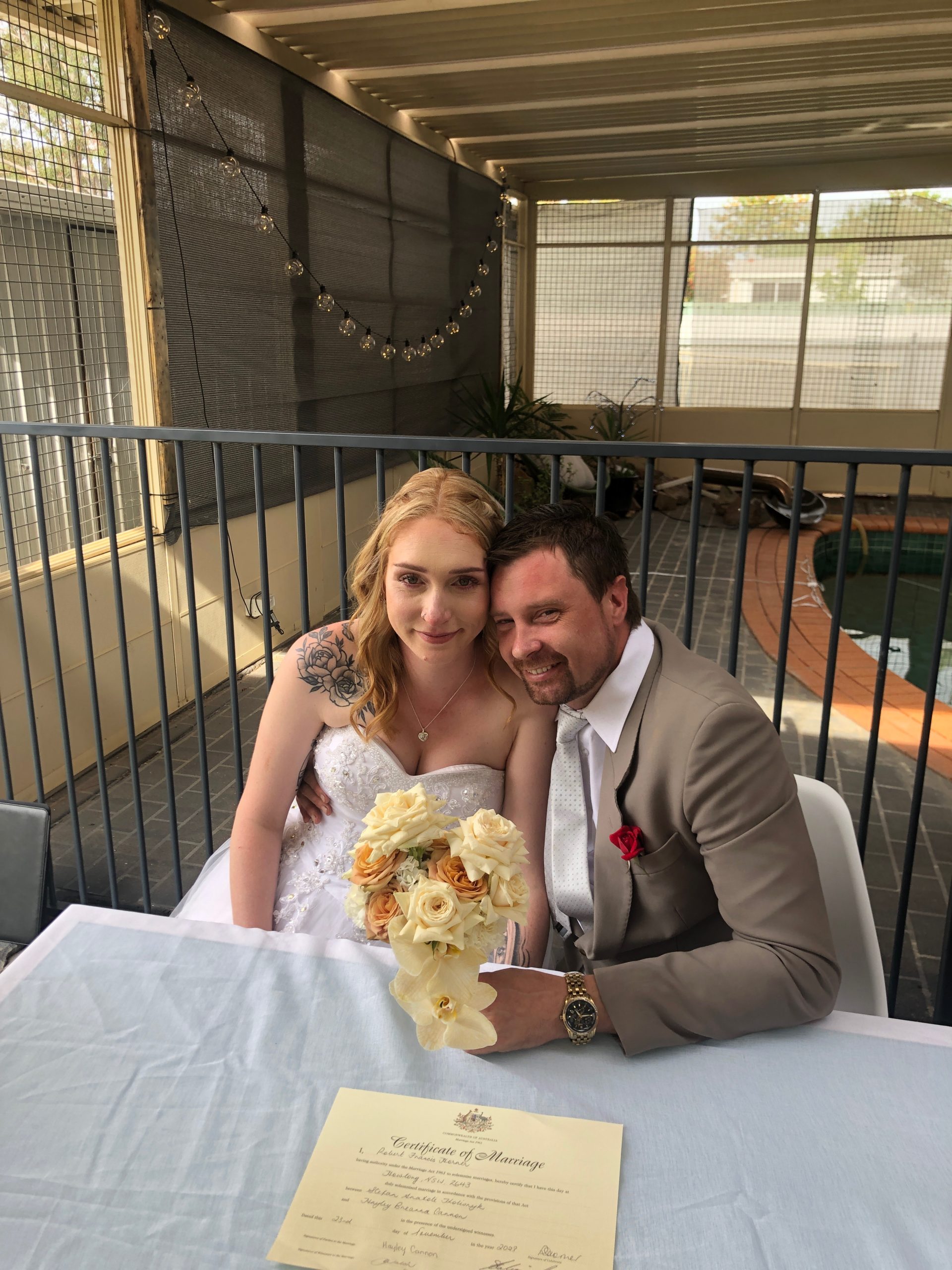 Micro wedding at home